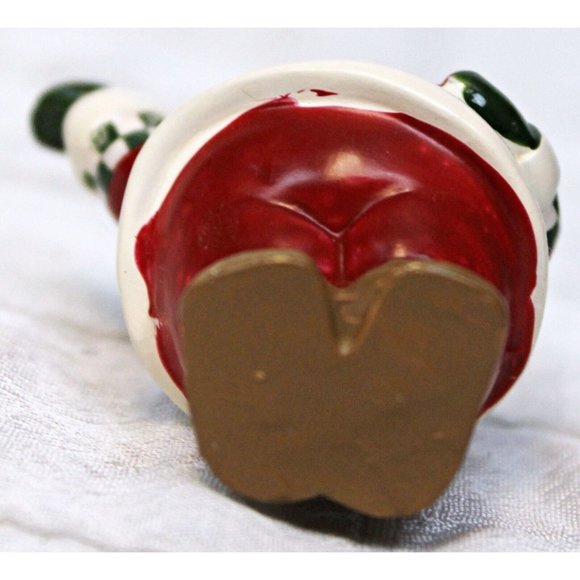 Reindeer Santa Claus Miniature Mini Figurines 2" Free Standing Christmas Holiday - Picture 9 of 10